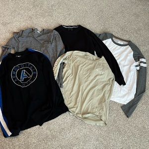 Bundle of men’s size medium long sleeve shirts